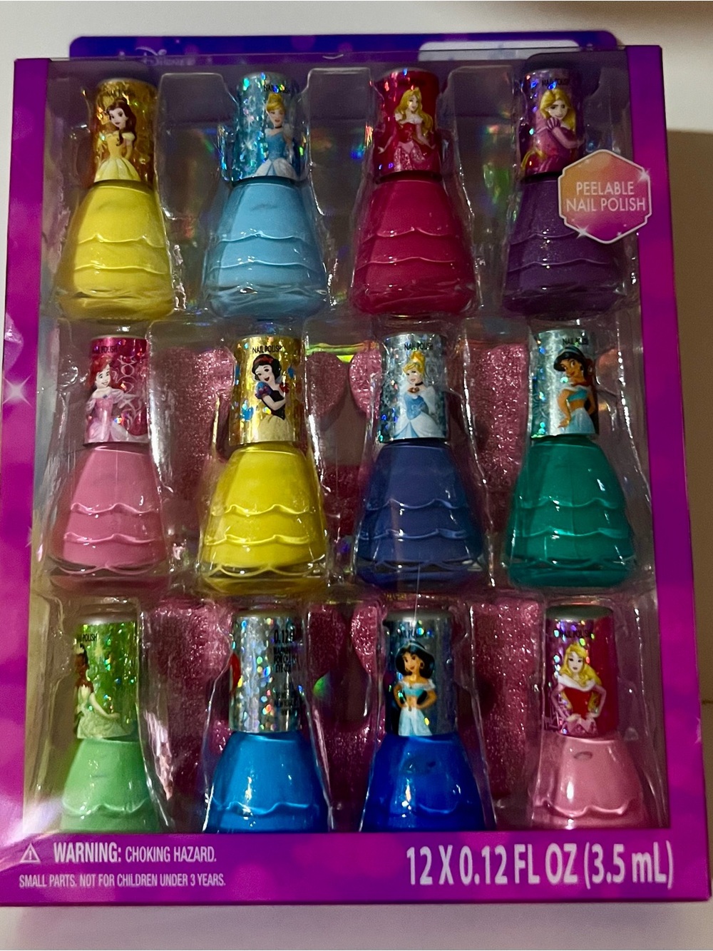 Disney Princess Kids Peelable Nail Polish Set - Multi-Color